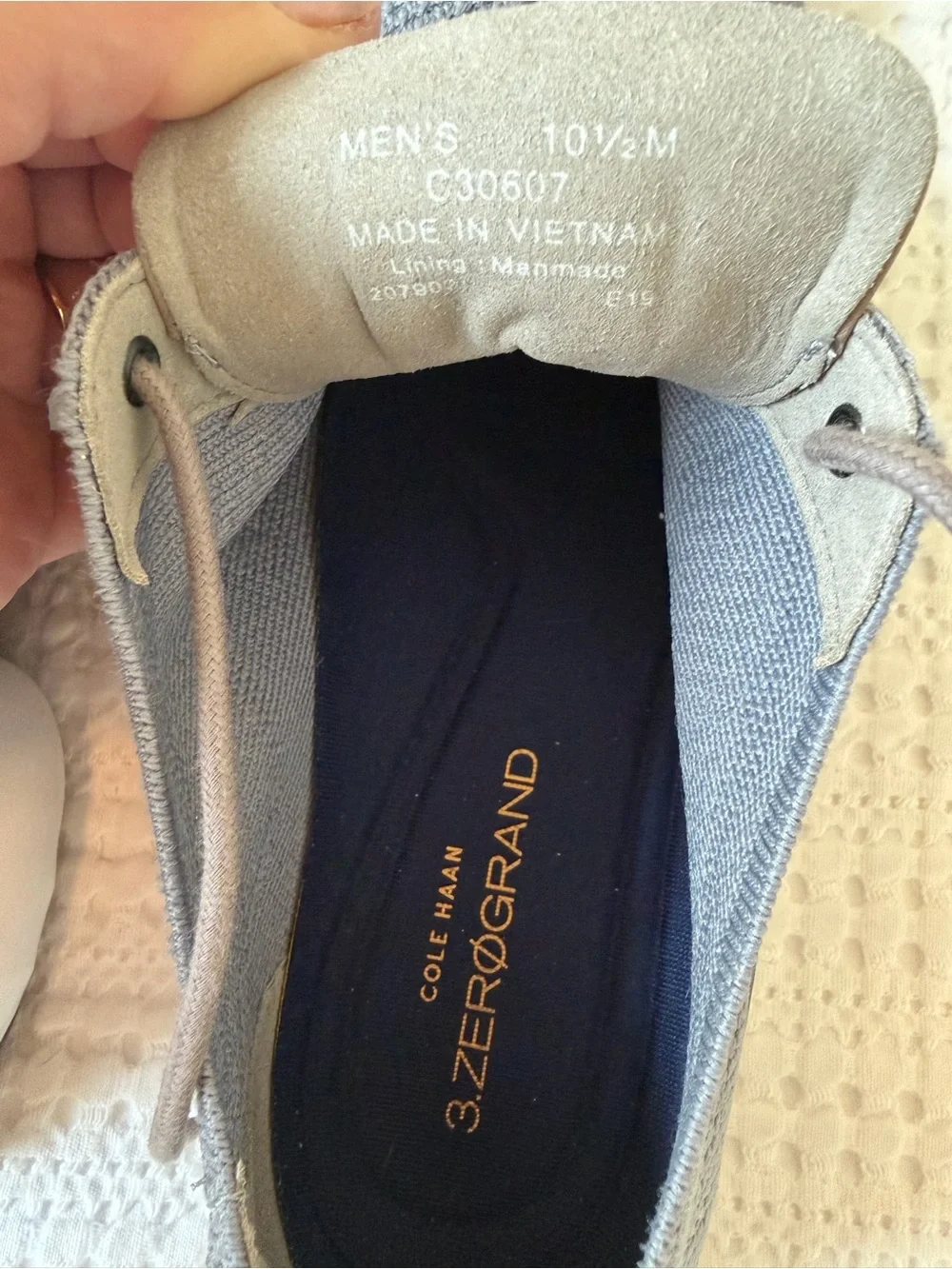 Cole Haan 3.ZERØGRAND Knit Sneaker — Light Gray